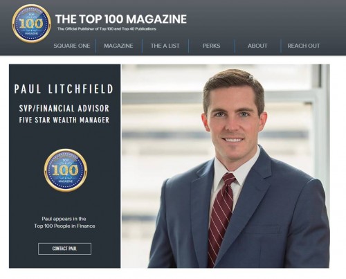 Paul Litchfield Named Top 100 People in Finance Magazine