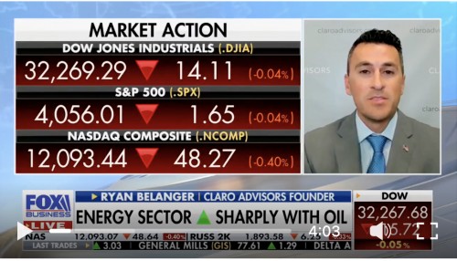 Ryan Belanger on Fox Business News Live - Monday 8/29/22