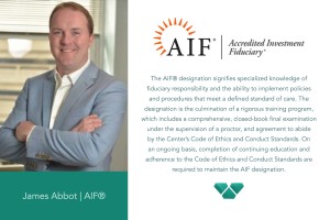 Jim Abbott Awarded AIF Designation